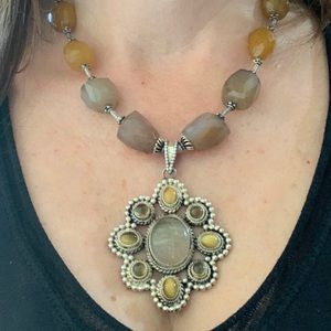 ANN CICHON • STERLING SILVER NECKLACE